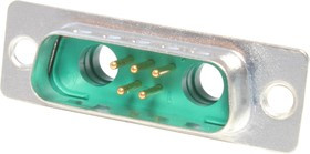 173107-0059, D-Sub hybrid-plug, Plug, 7W2, Soldering Lugs