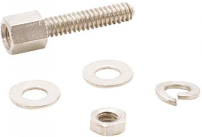 09670009973, D-Sub Tools &amp; Hardware FML SCREW LOCK 4-40 THRD 18MM
