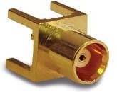 252105-75, RF Connectors / Coaxial Connectors MCX Str PCB Jk Thru-Hole