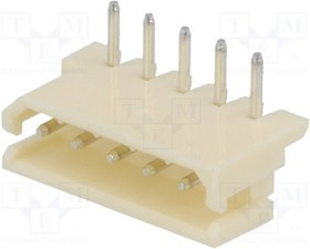 NX2504-05SMR, Провод-плата, гнездо, "папа", A2506, 2,5мм, PIN: 5, THT, 250В, 3А