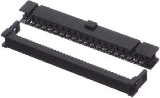 XG4M-4030, Rectangular MIL Spec Connectors OpenCoverSocket 40P NoStrainRelief 1Polr