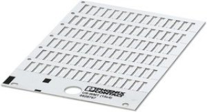 0828767, US-WMT (15X4) Cable Marker for use with Modular Terminal Block 0828767, US-WMT (15X4) Cable Marker for use with Modular Terminal Block