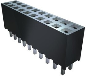 SQT-103-01-L-D-RA, Headers &amp; Wire Housings Cost Effective Rugged PCB Sockets, 2.00mm pitch