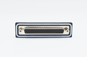 HDF-R62-213L011, HDF 62 Way Right Angle Solder D-sub Connector Socket, 2.41mm Pitch, with 4-40 Screw Locks HDF-R62-213L011, HDF 62 Way Right Angle Solder D-sub Connector Socket, 2.41mm Pitch, with 4-40 Screw Locks