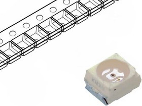 VLMS30J1K2-GS08, Standard LEDs - SMD Red Clear Non-Diff VLMS30J1K2-GS08, Standard LEDs - SMD Red Clear Non-Diff