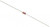 102PS1J, NTC THERMISTOR, 1K, AXIAL LEADED