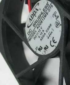 Вентилятор ADDA AD0812MS-D70 80x15мм 12V 1.44W 0.12A