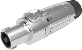 Seetronic SLDF4 кабельный разъем спикон male 4-контактный, металлический корпус Seetronic SLDF4 кабельный разъем спикон male 4-контактный, металлический корпус