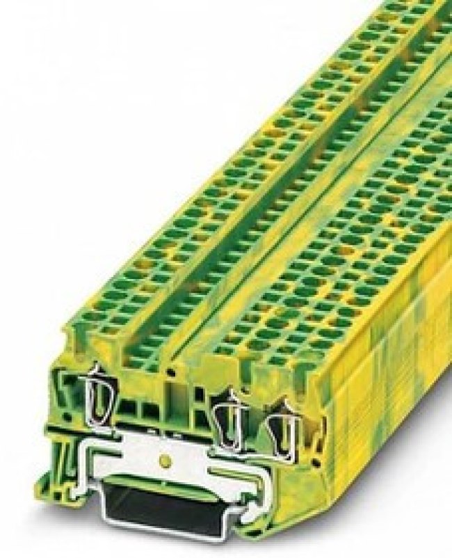 Клемма защитного провода ST 2,5-TWIN-PE 3031267 Клемма защитного провода ST 2,5-TWIN-PE 3031267