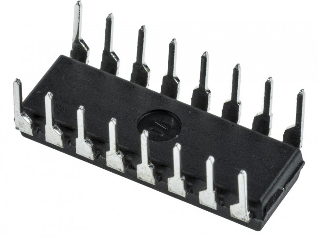 L293B, Двухтактный, четырехканальный драйвер двигателей постоянного тока, [DIP-16]