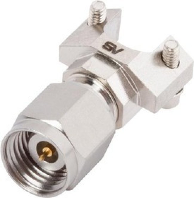 SF1611-60018, RF Connectors / Coaxial Connectors 2.4mm M Solderless PCB Edge Mnt 2 Hole