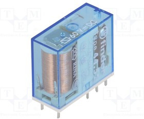44.52.9.060.0000, Реле: электромагнитное, DPDT, Uобмотки: 60ВDC, 6A/250ВAC, 6A/30ВDC