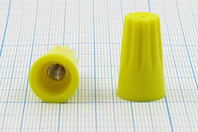 Клемма соединительная кабельная, d 5,0xd14,2x23,5 мм, желтый, P74