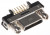 12226-1150-00FR, D-Sub Micro-D Connectors 0.8mm 26P VERT RECEP THRU HOLE 30u GOLD
