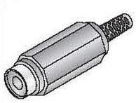 161-0152-E, RCA Phono Connectors BLK HANDLE 10/STR RL