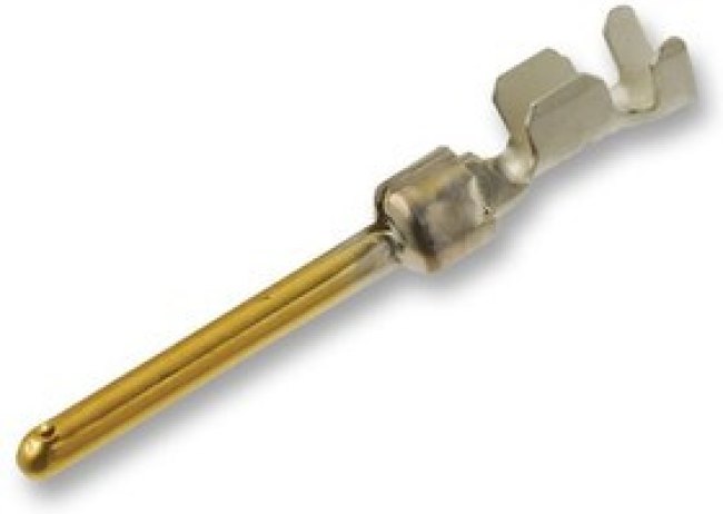 86564520064LF, Контакт; "папа"; позолота; 20AWG-24AWG; 5А