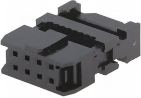 AWP-08, Вилка, IDC, "мама", PIN: 8, IDC, на шлейф, 1,27мм, позолота, Конф: 2x4 AWP-08, Вилка, IDC, "мама", PIN: 8, IDC, на шлейф, 1,27мм, позолота, Конф: 2x4