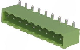 XY2500R-B-5.0-9P, Разъемный клеммник, Ш.контактов: 5мм, Кол-во полюс: 9, гнездо