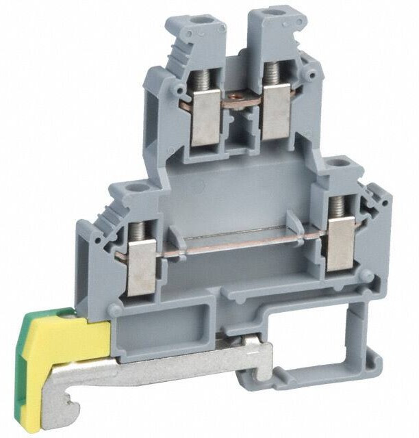 0461018, SLKK 5 Series Grey Double Level Terminal Block, 0.2 4mm², 2-Level, Screw Termination