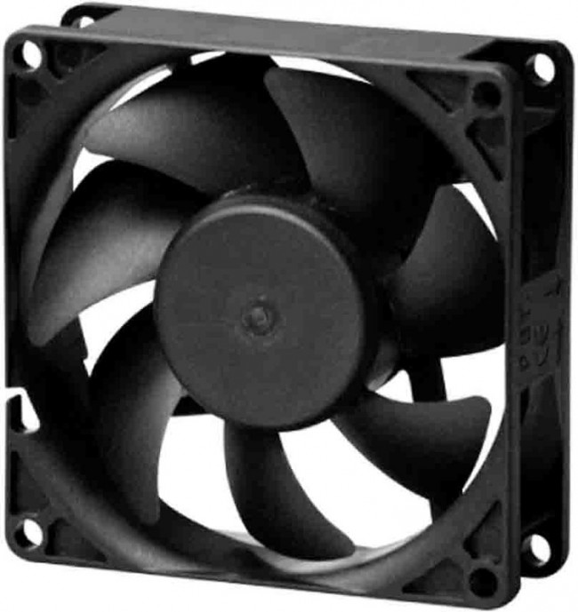 EF80251B2-A99-A, Вентилятор осевой, 12ВDC, 80x80x25мм, 62,86куб.м/ч, 30дБА