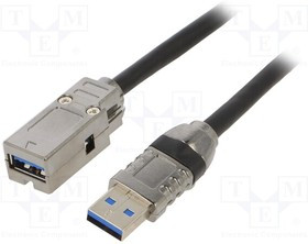 09454521932, Гнездо USB 3.0 A/A; 22мм; har-port; -25-70°C; O22,3мм; IP20