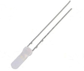 OSW5DK6CF2A, LED; 3mm; white cold; 750?1120mcd; 150°; Front: convex; 2.7?3.4V