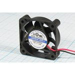 Вентилятор постоянного тока 12В, подшипник скольжения, 6000об/мин, ВН037S вент 40x40x10\ 12В\1,2Вт\2