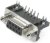 DS1037-09FNAKT74-0CC, D-SUB 9 pin мама на плату 7.2мм угловая / DRB-09FA (DS1037-09FNAKT74-0CC)