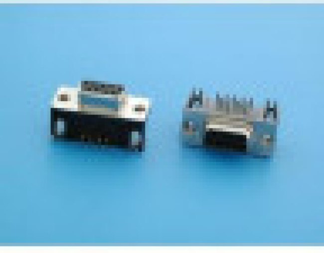 DS1037-09FNAKT74-0CC, D-SUB 9 pin мама на плату 7.2мм угловая / DRB-09FA (DS1037-09FNAKT74-0CC)