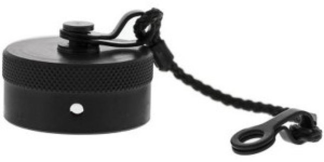 62GB-812-14, 62GB MIL-DTL-26482 Plug Dust Cap, Shell Size 14, with Zinc Cobalt Finish, Aluminium