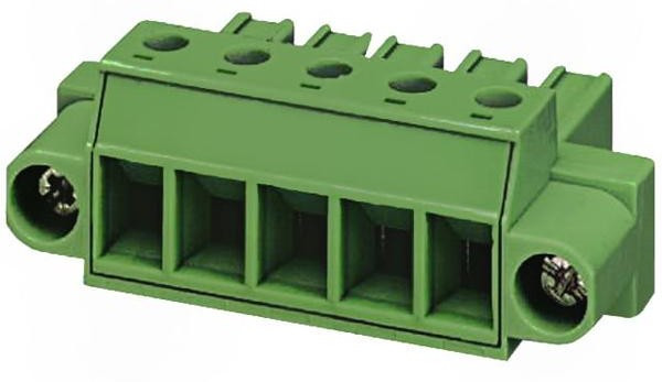 1828252, 20A 3 0.2~4 1 10~30 7.62mm 1x3P Green - Pluggable System TermInal Block