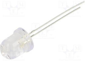 OS5RKP8131A, LED; 8mm; red; 18000?22000mcd; 30°; Front: convex; 2.1?2.6V; 78mW