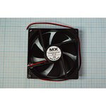 Вентилятор бесщёточный 12 Вольт, 92x92x25мм, подшипник скольжения, 3000об/мин, ВН346S вент 92x92x25\