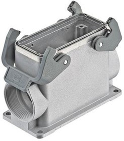 19628160273, Heavy Duty Power Connectors SURFACE MOUNTING HSG HAN 16B 2 SIDE ENTRY