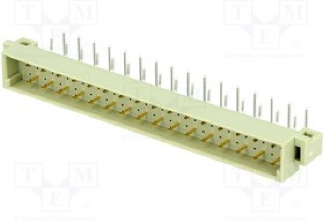 ZDIN-CM-32KAC, Гнездо, DIN 41612, тип С, "папа", PIN: 32, a+c каждый второй вывод
