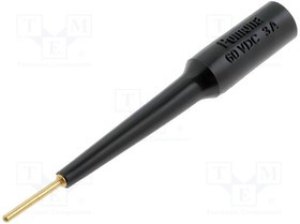 POM-3563-0, Измерительный щуп, 3А, черный, Диам.конца: 1,6мм, Изоляция: ПВХ POM-3563-0, Измерительный щуп, 3А, черный, Диам.конца: 1,6мм, Изоляция: ПВХ