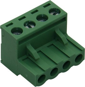 2EDGK-5.0-04P-14, Клеммник, 4-контактный 5мм, угловой 2EDGK-5.0-04P-14, Клеммник, 4-контактный 5мм, угловой