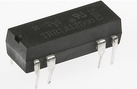 TRR-1A-12-D-00-R, герконовое DIP, 12VDC, 1А, 1замыкание / 19.6*6.9мм