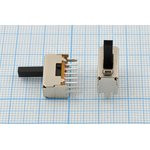 Переключатель движковый, 14.5x 7h9, контакты 10P+2P, 0.3А, 50В, DP3T,SS-23D28