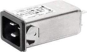5130.2001, AC Power Entry Modules SNAP-IN QC 20A STD. FRONT MNT. X2