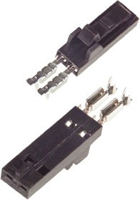 5-103956-1, AMPMODU MTE Female Connector Housing, 2.54mm Pitch, 2 Way, 1 Row
