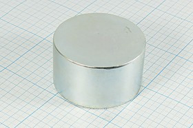 Магнит 70,0x40,0, цилиндр, Ni, класс N35