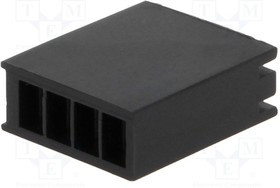 FIX-LED-341, Корпус LED, полиамид, угловой, черный, UL94V-2, Кол-во диод: 4