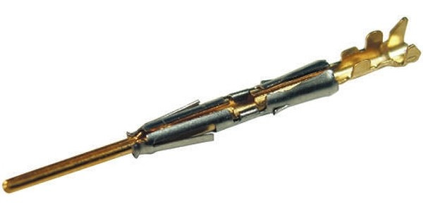 SM24ML1S6, Контакт круглого разъема, штампованный, Серия Trim Trio, Штырь, Обжим, 24 AWG, 26 AWG SM24ML1S6, Контакт круглого разъема, штампованный, Серия Trim Trio, Штырь, Обжим, 24 AWG, 26 AWG