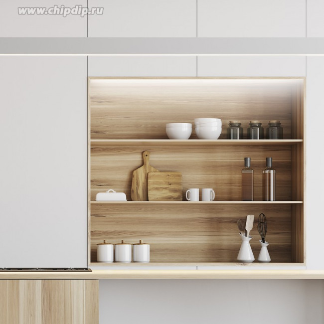 00-146 Светодиодная лента 12В, 4,8Вт/м, smd2835, 60д/м, IP20, 400Лм/м, подложка S-типа 6мм, 5м, 4000