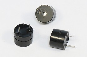 Зуммер магнитоэлектрический с генератором, размер 12x 9, напряжение 3В, контакты 2P7.6, марка KPX-12