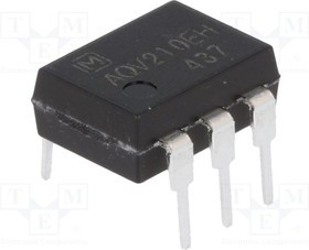 AQV210EH, МОП-транзисторное реле, 350В, 130мА, 35Ом, SPST-NO