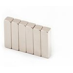 Неодимовый магнит прямоугольник 20х5х5 мм 6шт, Forceberg