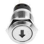 36-3455, Кнопка антивандальная ø19 250В Б/Фикс (5с) OFF-(ON) / ON-(OFF) плоская подсв/зеленая СТРЕЛК 36-3455, Кнопка антивандальная ø19 250В Б/Фикс (5с) OFF-(ON) / ON-(OFF) плоская подсв/зеленая СТРЕЛК