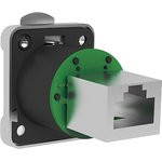 Seetronic SE8FDNH-13 панельный разъем RJ-45, проходной, прямой вывод